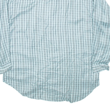 MODERN BASIC Womens Shirt Blue Check Long Sleeve L