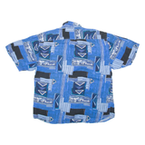 SCHILD Mens Shirt Blue Crazy Pattern XL