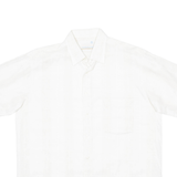 COSMOPOLITAN Mens Plain Shirt White L