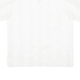 COSMOPOLITAN Mens Plain Shirt White L