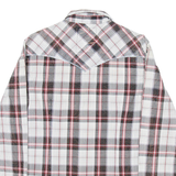 GUESS Mens Shirt White Check Long Sleeve M