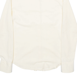 BRABEK DESIGN Womens Plain Shirt Beige Long Sleeve S