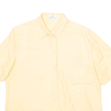 Womens Plain Shirt Yellow M