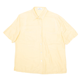 Womens Plain Shirt Yellow M