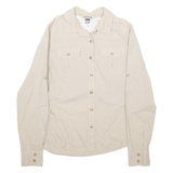 THE NORTH FACE Womens Plain Shirt Brown Long Sleeve S