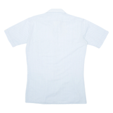 Mens Shirt White Striped M