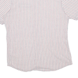 DRIVER Mens Shirt Red Striped XL