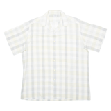 Mens Shirt Grey Check L