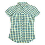 THE NORTH FACE Womens Shirt Green Check XS