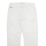 LEE COOPER Mens Trousers Beige Loose Straight W34 L28