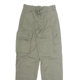 Military Cargo Mens Trousers Green Regular Straight W26 L32