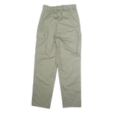 Military Cargo Mens Trousers Green Regular Straight W26 L32