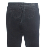 LEVI'S 311 Shaping BIG E 3/4 Womens Trousers Black Regular Tapered W34 L25