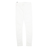 REPLAY Womens Trousers White Regular Skinny W26 L27