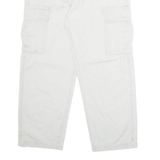 FSBN Cargo Mens Trousers Grey Loose Straight W34 L27