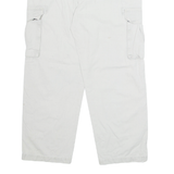 FSBN Cargo Mens Trousers Grey Loose Straight W34 L27