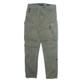 G-STAR RAW Cargo Mens Trousers Green Regular Tapered W28 L29