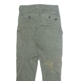 G-STAR RAW Cargo Mens Trousers Green Regular Tapered W28 L29