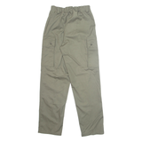 Military Cargo Mens Trousers Green Regular Straight W26 L32