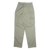 Military Cargo Mens Trousers Green Regular Straight W26 L32