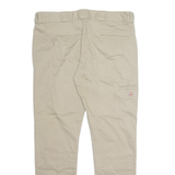 DICKIES Workwear Mens Trousers Beige Regular Straight W36 L29