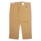 DICKIES Cargo 3/4 Mens Trousers Brown Regular Straight W40 L26