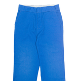 DICKIES Workwear Womens Trousers Blue Regular Straight W28 L26