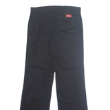DICKIES Womens Trousers Black Regular Bootcut W28 L31