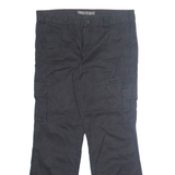 DICKIES Cargo Mens Trousers Black Relaxed Straight W36 L30