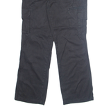 DICKIES Cargo Mens Trousers Black Relaxed Straight W36 L30