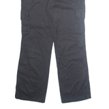 DICKIES Cargo Mens Trousers Black Relaxed Straight W36 L30