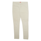 DICKIES Workwear Womens Trousers Beige Regular Tapered W32 L30