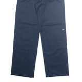 DICKIES Workwear Mens Trousers Blue Regular Straight W28 L28