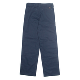 DICKIES Workwear Mens Trousers Blue Regular Straight W28 L28