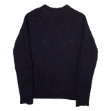 REISS Womens Jumper Blue Tight Knit XS