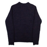 REISS Womens Jumper Blue Tight Knit XS
