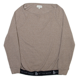 TED BAKER Womens Jumper Brown Tight Knit UK 8