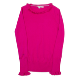 BODEN Womens Jumper Pink Tight Knit UK 6