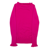 BODEN Womens Jumper Pink Tight Knit UK 6
