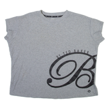 TED BAKER Womens Jumper Grey Tight Knit Short Sleeve UK 6