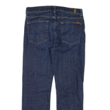 7 FOR ALL MANKIND Womens Jeans Blue Slim Straight W30 L28