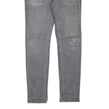 HOLLISTER Super Skinny Womens Jeans Grey Regular Skinny Stone Wash W32 L30