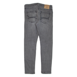 HOLLISTER Super Skinny Womens Jeans Grey Regular Skinny Stone Wash W32 L30