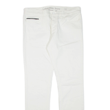 CALVIN KLEIN JEANS Womens Jeans White Slim Straight W34 L34