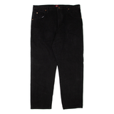 WRANGLER Womens Jeans Black Relaxed Straight W40 L32