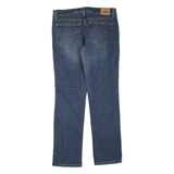 LEVI'S Superlow Womens Jeans Blue Regular Straight Acid Wash W30 L28