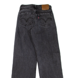 LEVI'S Low Womens Jeans Grey Regular Straight W23 L30