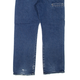 DICKIES Mens Jeans Blue Regular Straight W34 L32