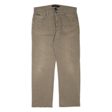 CALVIN KLEIN JEANS Womens Jeans Brown Regular Straight W35 L30