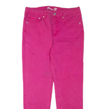 7 FOR ALL MANKIND Womens Jeans Pink Regular Skinny W32 L28